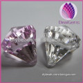 plastic diamond-cut mixed color acrylic beads 14mm DIY usage